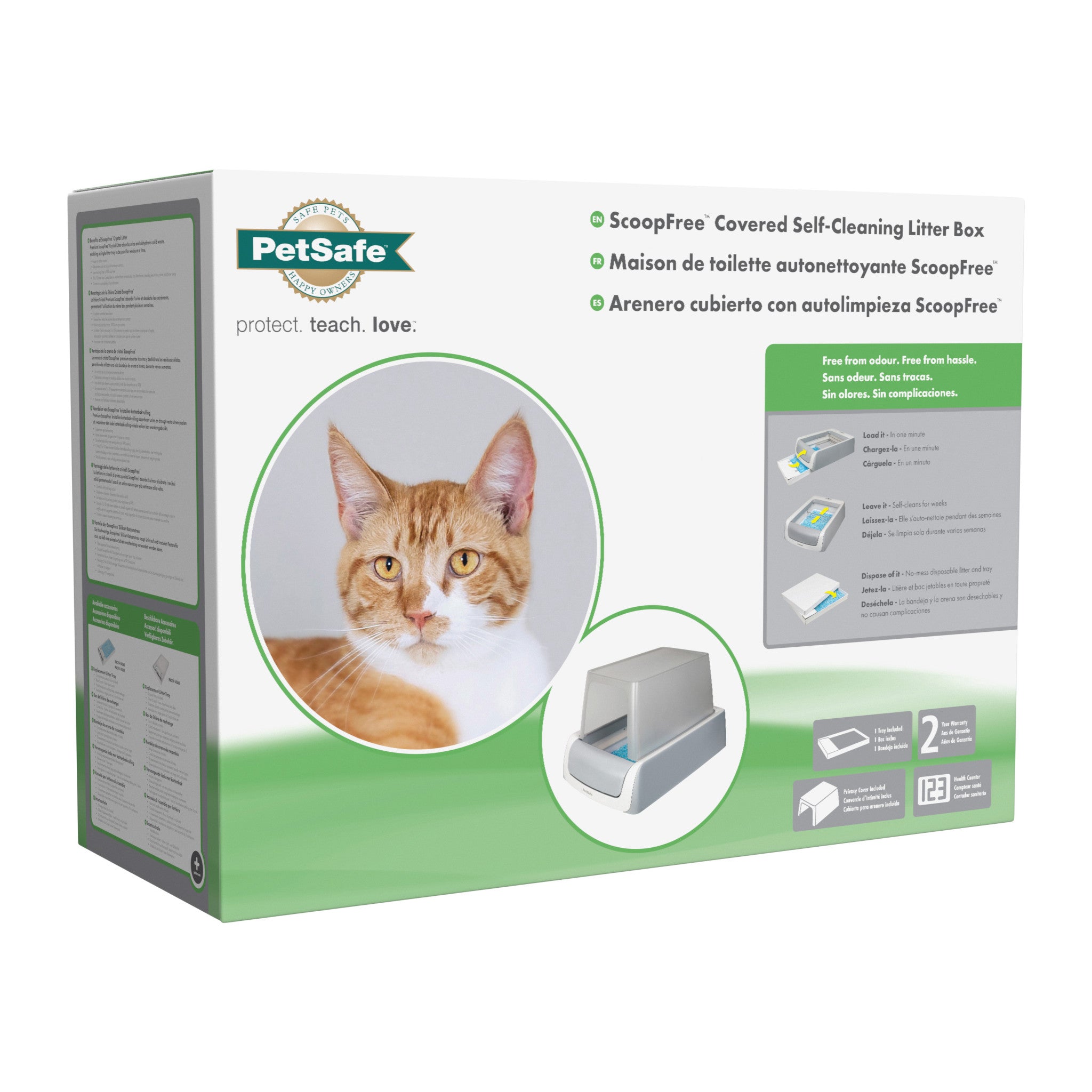 PetSafe® ScoopFree® Smart SelfCleaning Cat Litter Box Mercearia do Cão